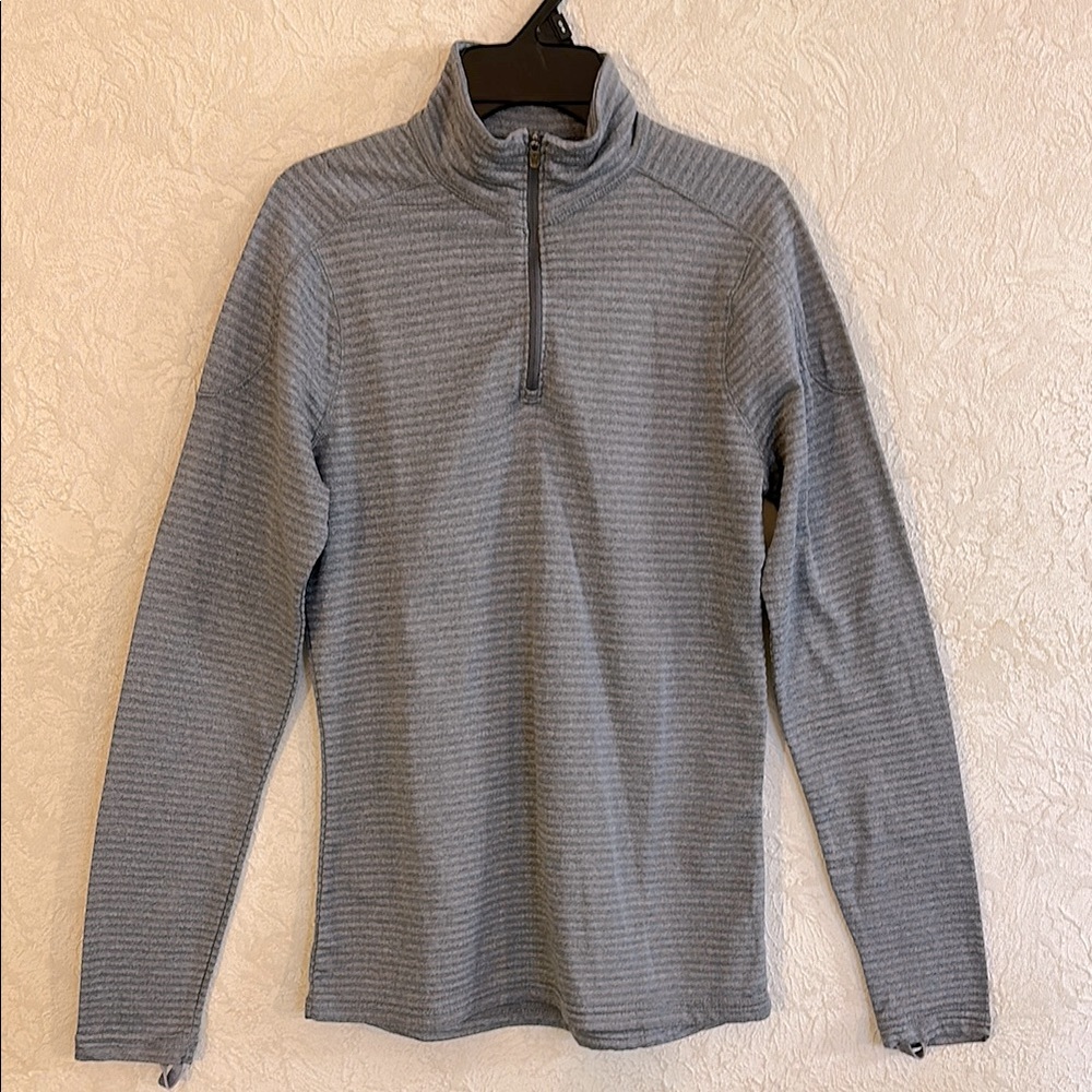 Gray Quarter-Zip Sweater